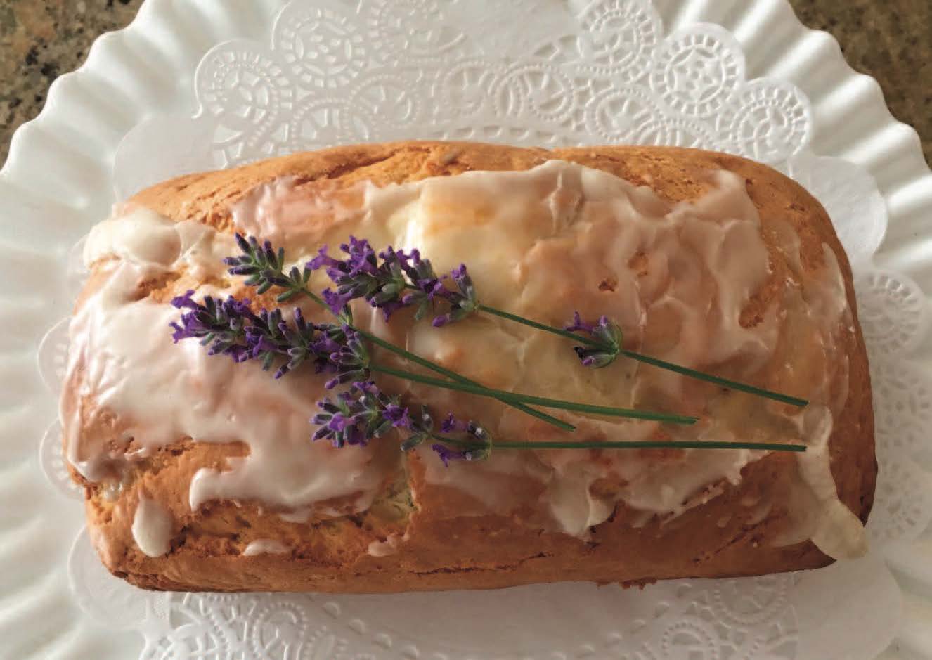 Lavender tea cake