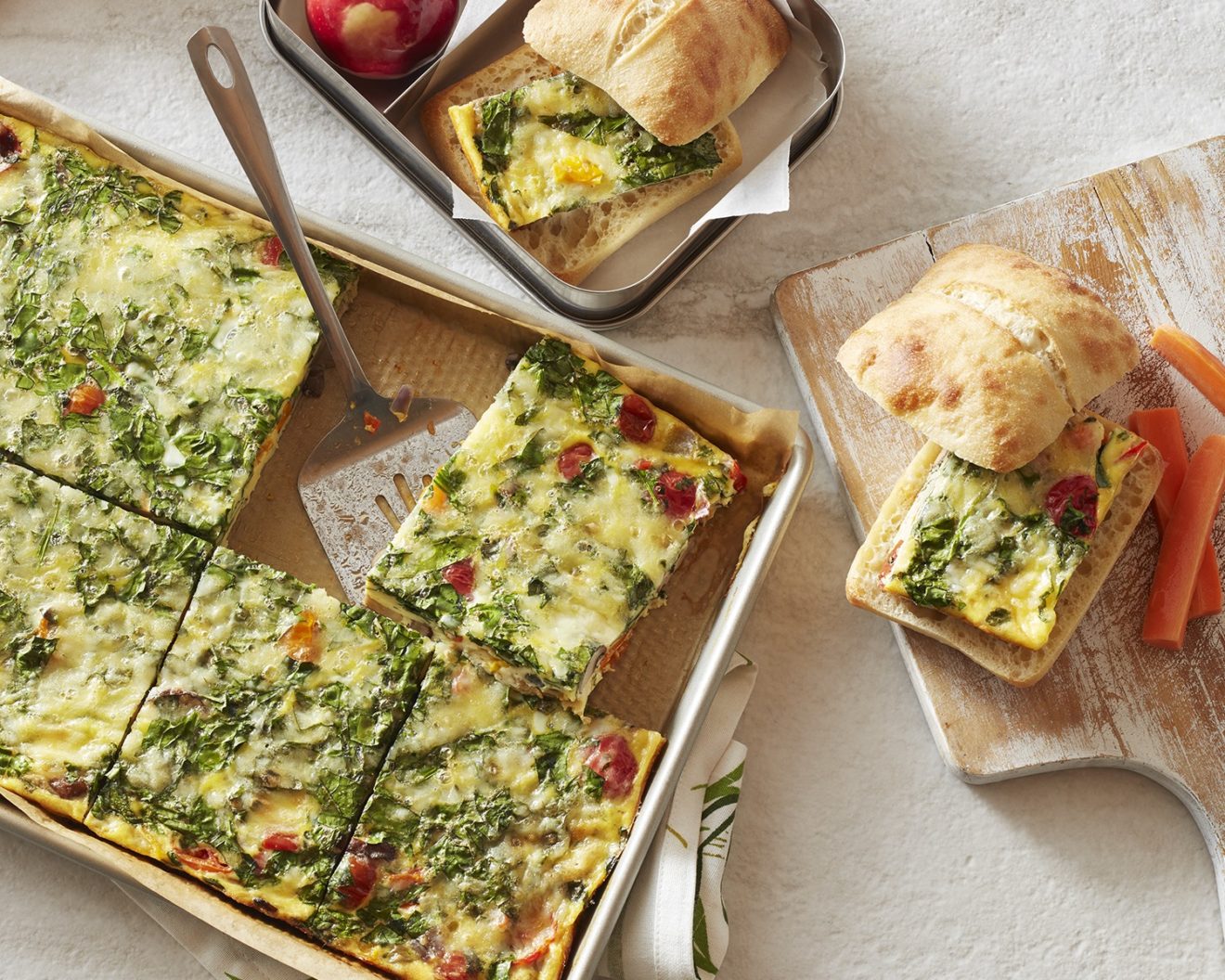 Sheet Pan Vegetable Frittata FiftyFive Plus Magazine