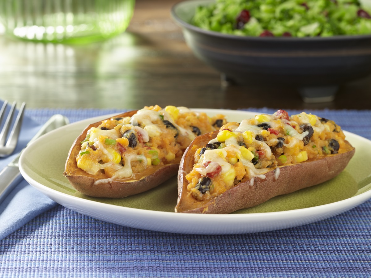 Southwest Stuffed Sweet Potatoes - Fifty-Five Plus Magazine